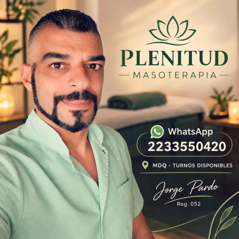 Jorge P., masajista en San Juan